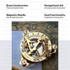 Brass Sundial Compass Nautical Navigation Tool Survival Gift To Son From Dad mom