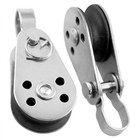 Marine Pulley 25mm Single Pulley Set 316 Stainless Steel Nylon Cable Tug Rope   