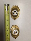 2-allied Security Services Metal Badges Made By E  Ross 1-sergeant   1-gauge Usa