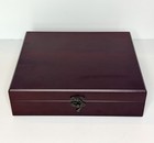 Deluxe 8-pc Wine Accessory Gift Set In Wood Box Rabbit Corkscrew Opener Kit