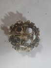 Vintage Lipstick Holder Hollywood Regency Vanity Gold Tone Roses