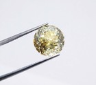 Natural Certified 14 75 Ct Round Cut Diopside Yellow Zircon Splendor Loose Gems