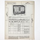 1947 Pilot Radio Model T-411-u Wire Schematic Service Manual Vintage Original