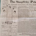 Antique Sewing Pattern  449 Child s Dress