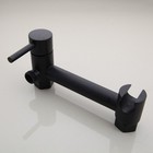 Bathroom Hand Toilet Sprayer Hygienic Shower Tap Wall Mount Bidet Faucet Black  