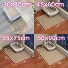 Extra Large Cat Litter Mat Heavy Duty Waterproof 2 Layer Non Slip Washable Pet F