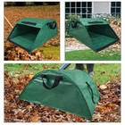 Leaf Collector With Foldable Chute - Reusable Yard Waste Bags For Leaves   La   