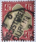 Travelstamps  Great Britain Stamps Scott  117 Used Ng Handstamped