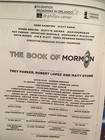 Book Of Mormon Touring Playbill Book Orlando fla December 2017
