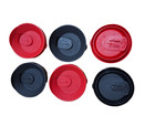 Tervis Tumbler Travel Lid s With Slider s 16oz  Red And Black 6 Pack