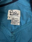 Lilly Pulitzer Floral Bib Overall Size 4 Corduroy
