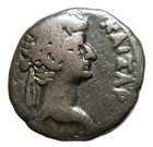 Egypt  Alexandria  Billon Tetradrachm  Nero With Divus Tiberius  54-68 Ad 