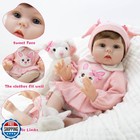 Milidool Reborn Baby Dolls Lifelike Girl Doll 22 Inch Realistic Newborn Baby 