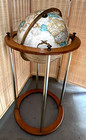 Replogle 16    World Classic Series Floor Globe On 36    Wood Stand Vintage Usa