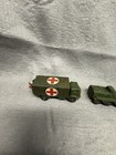 Vtg Lot Of 4 Dinky Toys Military Vehicles Ambulance  Personnel Carrier  Truck  
