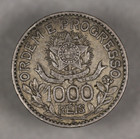 1913 Brazil Silver 1000 Reis