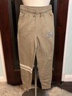 New Boys Puma Sports Light Brown Joggers Sweatpants Size Medium 