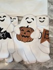 Halloween Mantel Scarf Feeling Spooky Embroidered 10x78 Ghosts Boo Pumpkin New