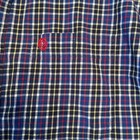 Wrangler George Strait Western Style Long Sleeve Plaid Shirt Xl