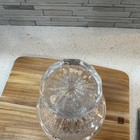 Vintage Cut Crystal Glass Liquor Decanter And Stopper Whiskey Bourbon 9 75    Tall