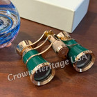 Rolex Green Gold Lacquer Opera Binoculars W  Box   Pouch Luxury Vip Gift