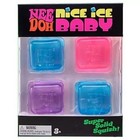 Needoh Nice Ice Baby 4 Pack - Sensory Squishy Fidget Toy  Stress Relief