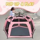 Baby Playpen Pop-up Tent - Outdoor   Indoor Play Tent For Beach With Canopy T   
