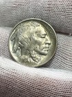 1913 Type 2  Bu Unc Full Horn High Grade Buffalo Nickel - Better Date Us Coin 