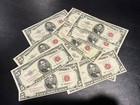 1953 Five Dollar   5      Red Seal Bill     Extra Fine Xf     1 Note