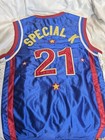 Authentic Harlem Globetrotters 21 Sz M Special K Autographed Jersey 2 Signatures