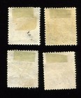 Norway  Scott 132-135-used-hinged-henrik Ilesen-1928
