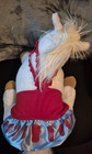 Disney Store Snow White Pony Plush Horse Laying Down 18  Stuffed Animal Princess
