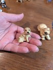 Hagen Renaker Dog With Balloon And Pup   Read Description  