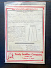 Vintage Tandy Leather Early Frontiersman s Leather Pants Pattern Pm 70