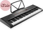 61-key Digital Keyboard Piano With Stand And Bench  Portable Electronic Piano Ke