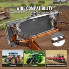 Universal 3-point Skid Steer Plate 3 8  Skid Steer Attachment Plate 7000lbs Skid