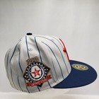 Detriot Stars Negro League Rings   Crowns Pinstripe Hat Cap Fitted Size 7