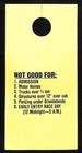Indy 500 1997 Yellow Lot Hanger Parking Pass At Ims Indianapolis Race Racing