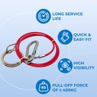 Double Dragon Heavy Duty Trailer Caravan 1 Meter X 3 Mm  pack Of 2   Red