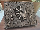 Copper Tjap Cap Chop Stamp Floral Peacock Artisan Batik  Handmade Indonesia