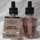 White Barn Bath   Body Works Wallflower Bulb Lot Set 5 Farmhouse Pumpkin   Spice