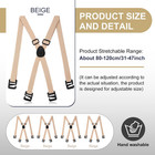4 Pcs Hidden Suspenders For Men Hidden Suspenders Adjustable Under Clothing New