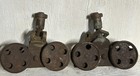 Barn Door Rollers Hangers Pair Set Of Rollers Antique 2 Roller Base What Is Seen