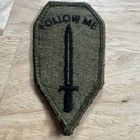 Us Army Infantry School Subdued Sew On Uniform Shoulder Patch Insignia Vintage