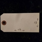 4 3 4-2 3 8 100ct Manila Shipping Tags  Without Wire Ties rubberbands Or String