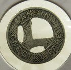 Very Old Michigan Railway Company Lansing  Mi Transit Trolley Token - Michigan