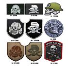 6pcs Gosht Skull Russia Russian Army Tatical Hook Loop Patch Embridered Badge-k