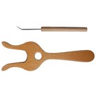  Knitting Fork Loom Hook Bone Lucet Knitting Fork Braiding Tool Making Weaving