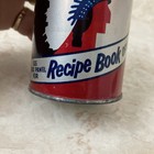 Calumet Baking Powder Vintage 1 2lb  Red Tin Recipe Book Offer Empty Can Nice