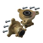 Go Kart Steering System Kit   10 6  Wheel  Rack   Pinion 3-lug Hubs